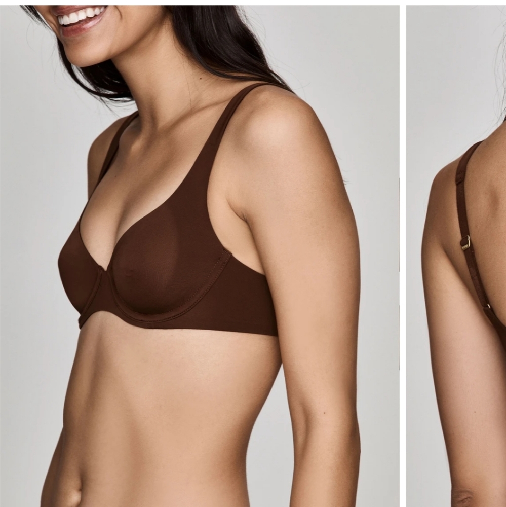 CUUP Scoop bra, 36E, brown